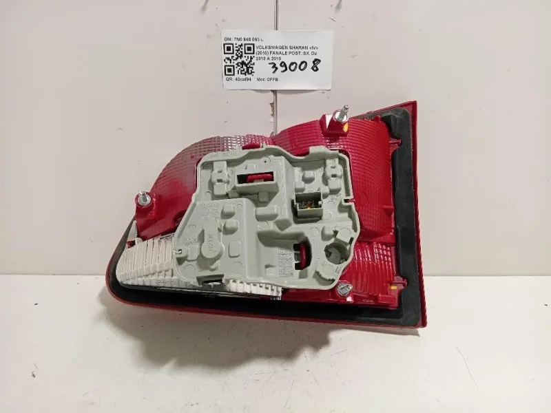 Fanale POST SX 7N0 945 093 L Volkswagen Sharan IV 2010