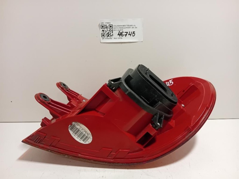 Fanale POST SX 178933 Volkswagen Tiguan I 2011