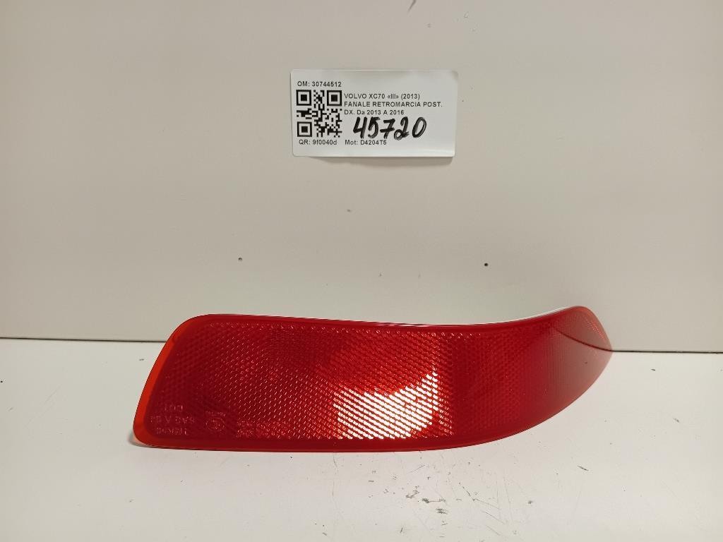 Fanale Retromarcia POST DX 30744512 Volvo XC70 III 2013