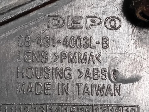 Fanale Retronebbia POST