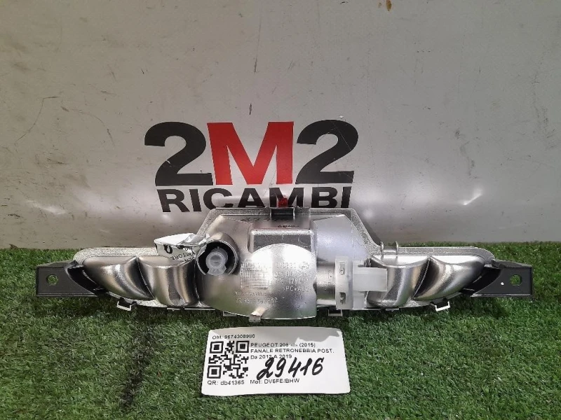 Fanale Retronebbia POST 9674308980 Peugeot 208 I 2015