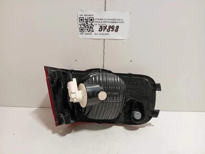 Fanale Retronebbia POST DX 89076579 6351HK Citroen C3 Picasso 2013