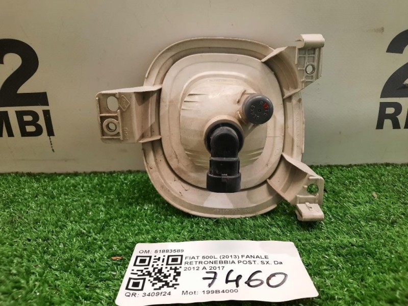 Fanale Retronebbia POST SX 51883589 Fiat 500L 2013