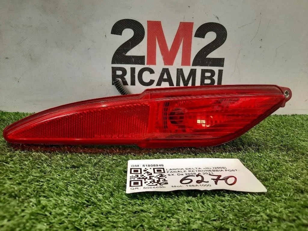 Fanale Retronebbia POST SX 51808948 Lancia Delta III 2008