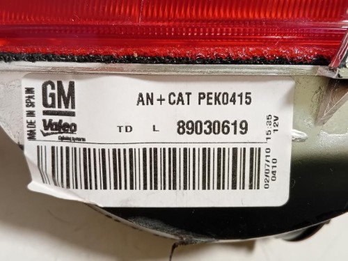 Fanale Retronebbia POST SX