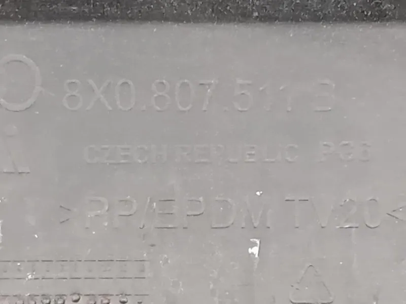 Paraurti POST 8X0 807 511 BI Audi A1 8XA Sportback 2012