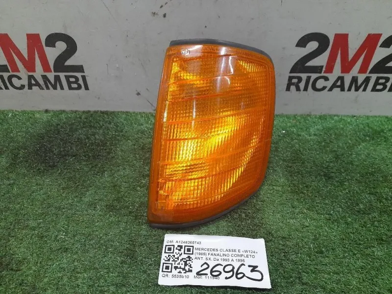 Fanalino Completo ANT SX A1248260743 Mercedes Classe E W124 1985