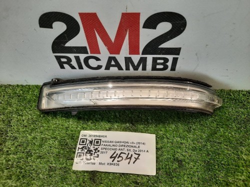 Fanalino Direzionale Specchio ANT SX 261654BA0A Nissan Qashqai II 2014