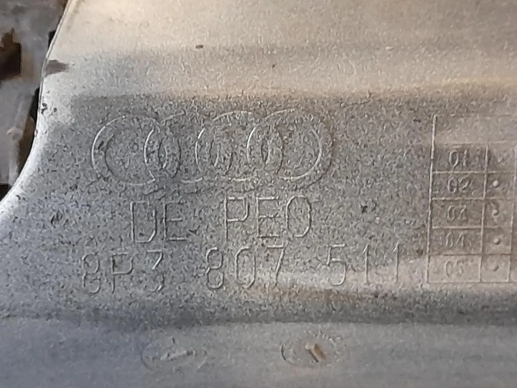 Paraurti POST 8P3807511 Audi A3 8P1 2008