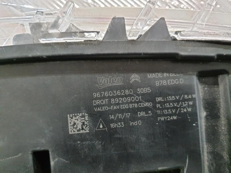 Fanalino LUCE Diurna ANT DX 9822653680 Citroen C4 Picasso II 2013