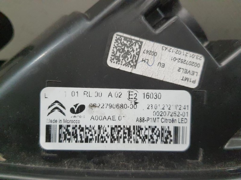 Fanalino LUCE Diurna ANT SX 9822790680 Citroen C3 Aircross 2017