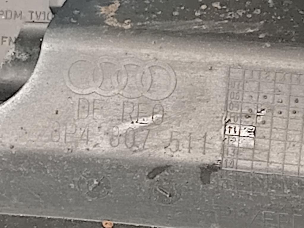 Paraurti POST 8P4 807 511 Audi A3 8PA Sportback 2010