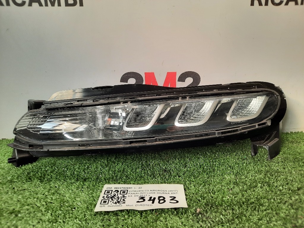 Fanalino LUCE Diurna ANT SX 9822790680 Citroen C3 Aircross 2017