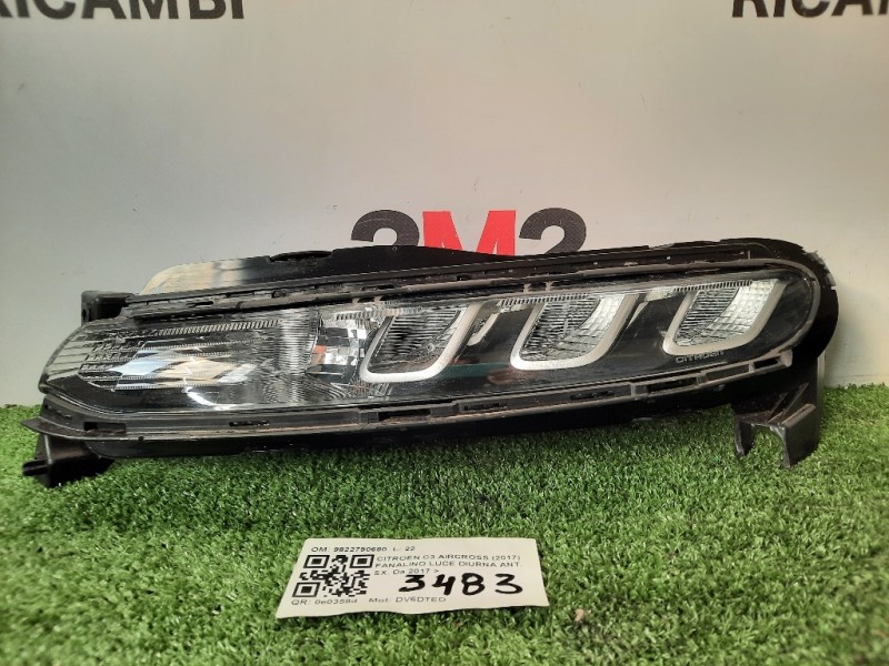 Fanalino LUCE Diurna ANT SX 9822790680 Citroen C3 Aircross 2017