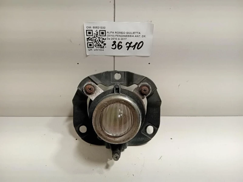 Fendinebbia ANT DX 50521332 Alfa Romeo Giulietta 2010