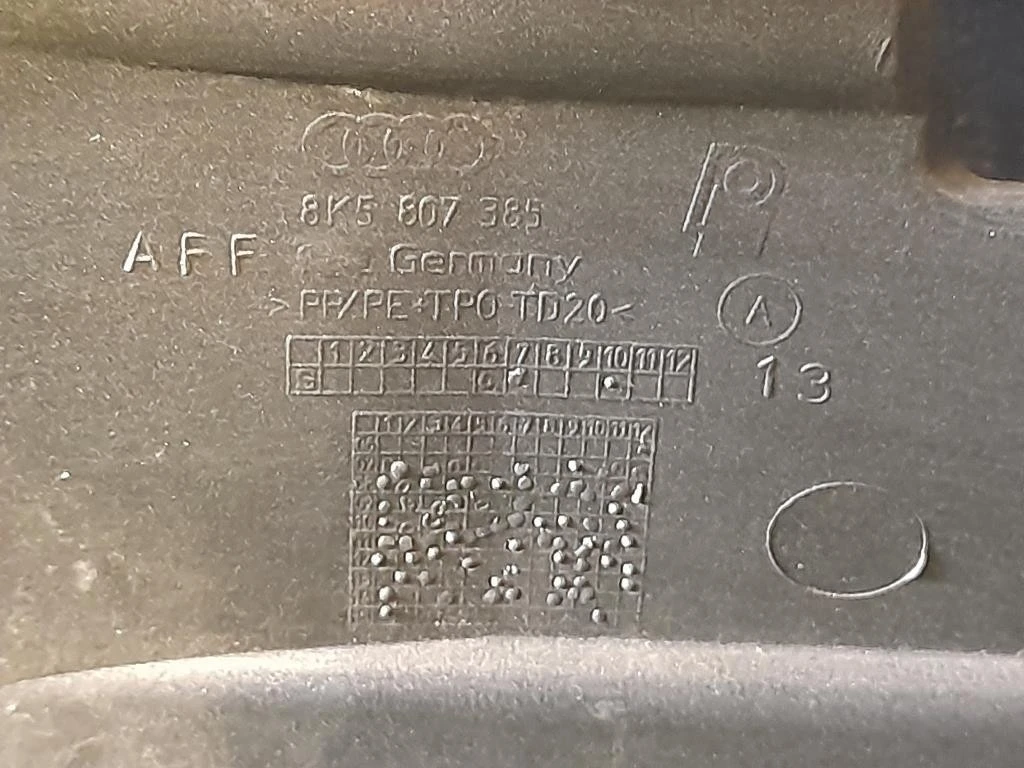 Paraurti POST Audi A4 8K2 2008