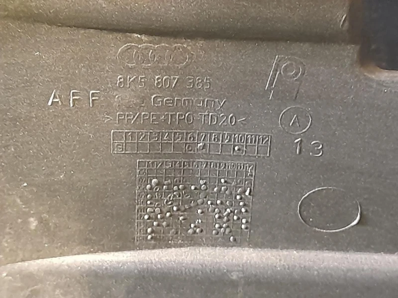 Paraurti POST Audi A4 8K2 2008