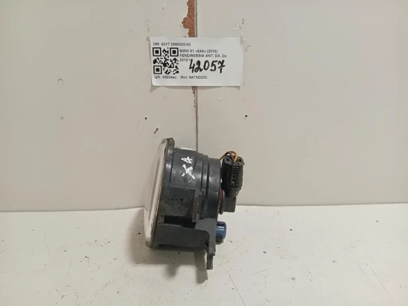 Fendinebbia ANT DX 63172990020-03 Bmw X1 E84 2010