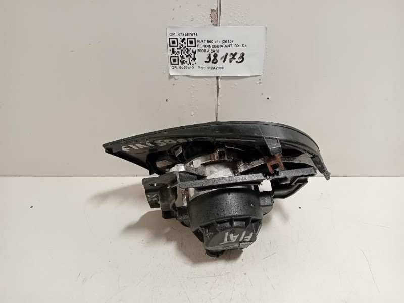 Fendinebbia ANT DX 478567576 Fiat 500 II 2015