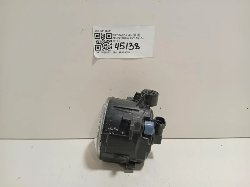 Fendinebbia ANT DX 52104431 Fiat Panda III 2012