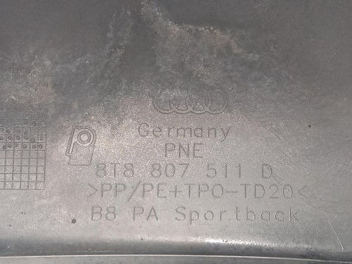 Paraurti POST 8T8807511D Audi A5 8TA Sportback 2012
