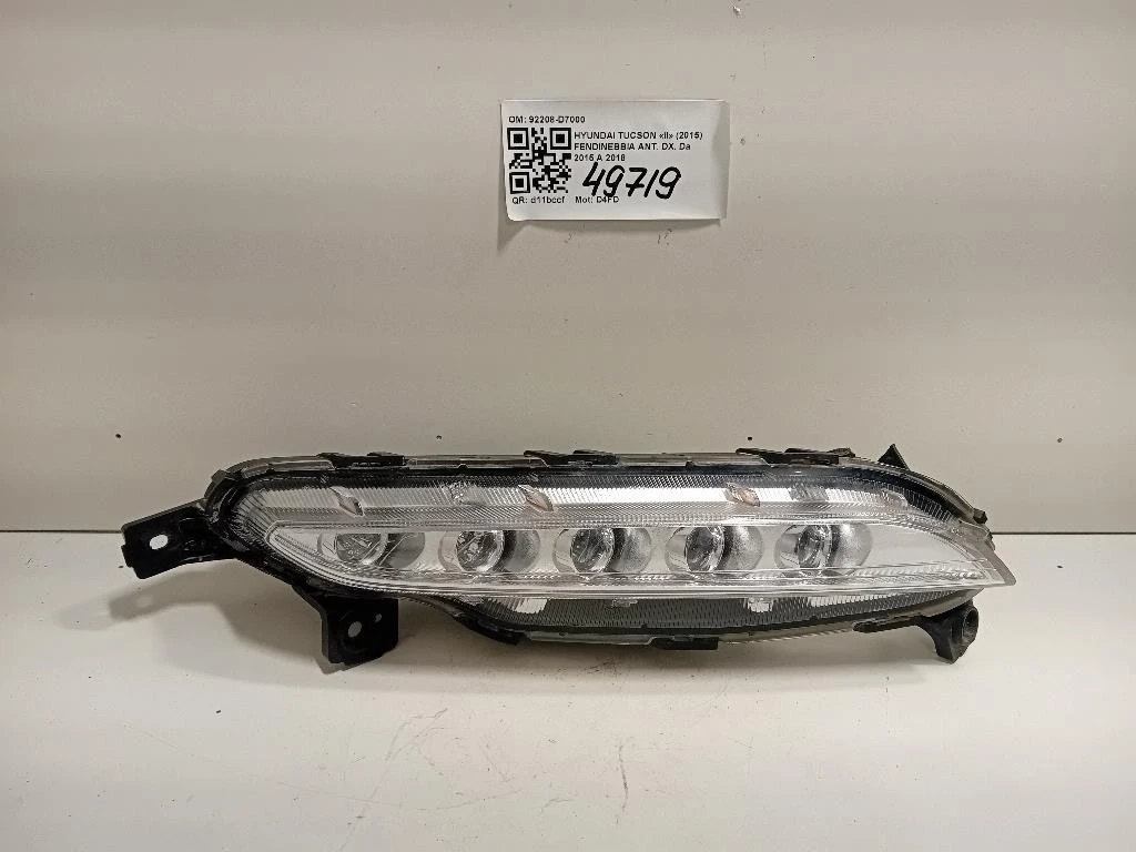 Fendinebbia ANT DX 92208-D7000 Hyundai Tucson II 2015