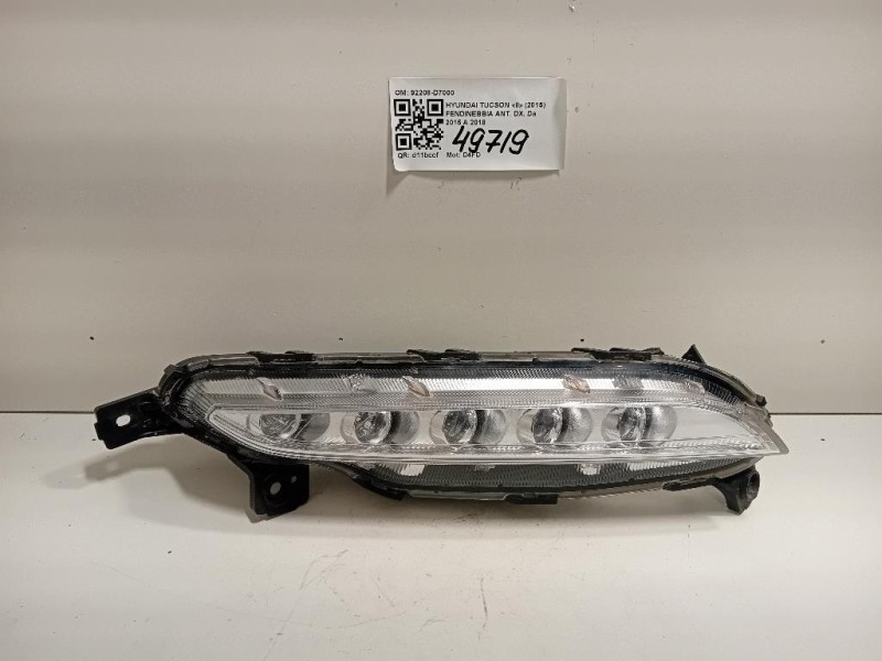 Fendinebbia ANT DX 92208-D7000 Hyundai Tucson II 2015
