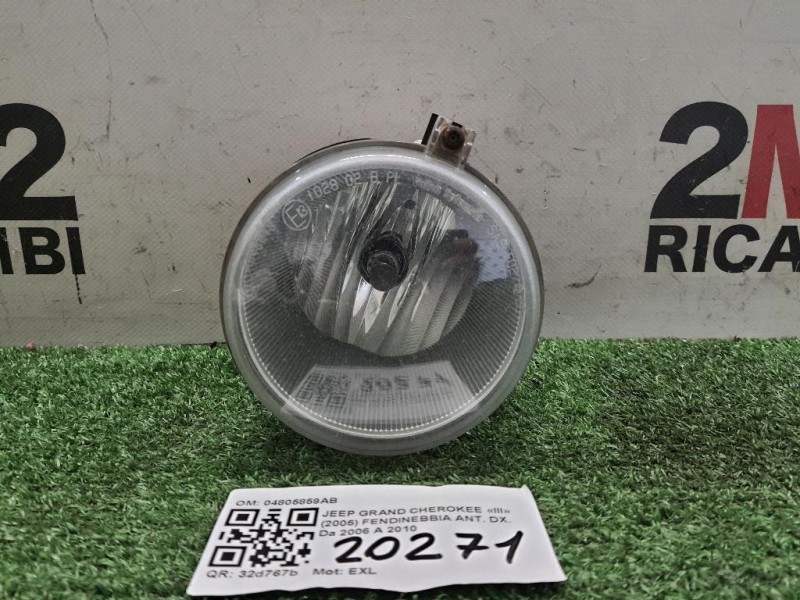 Fendinebbia ANT DX 04805859AB Jeep Grand Cherokee III 2005