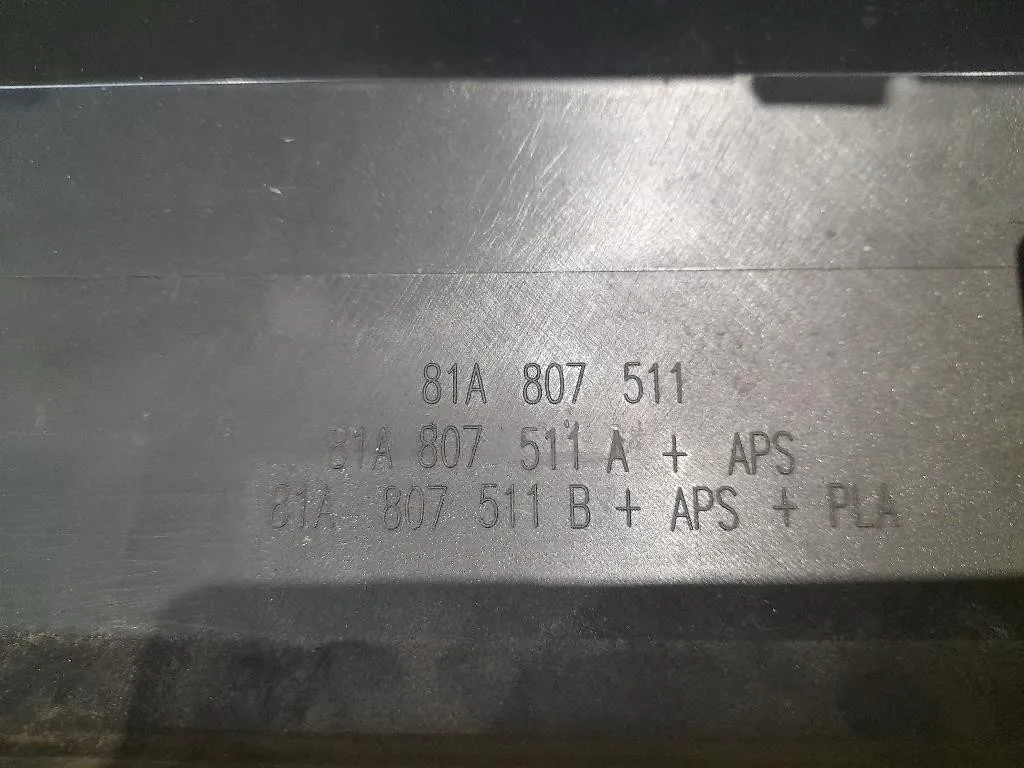 Paraurti POST 81A807511 S LINE Audi Q2 GAB 2016