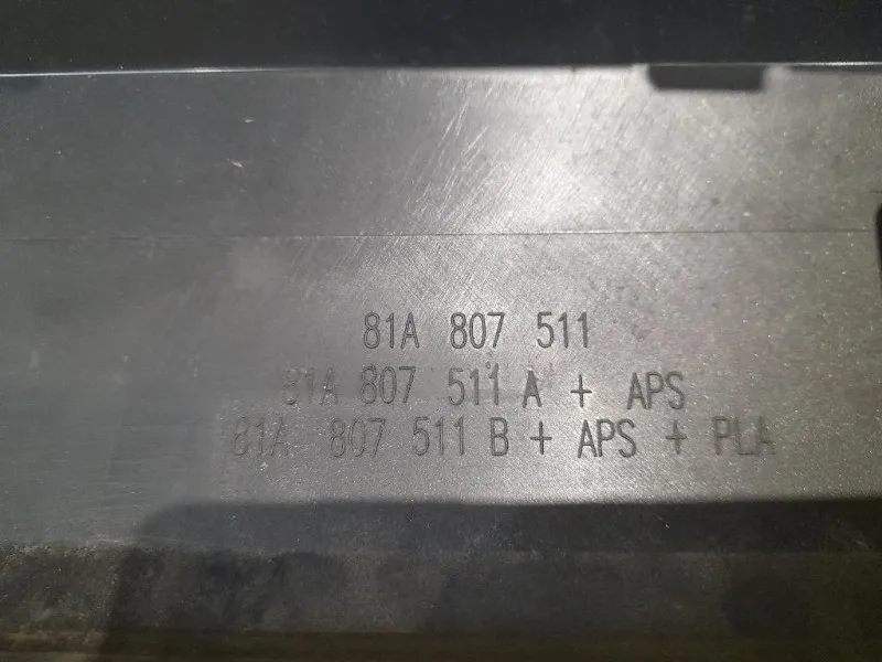 Paraurti POST 81A807511 S LINE Audi Q2 GAB 2016