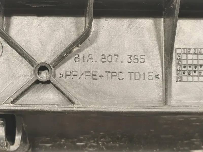 Paraurti POST 81A807511 Audi Q2 GAB 2016