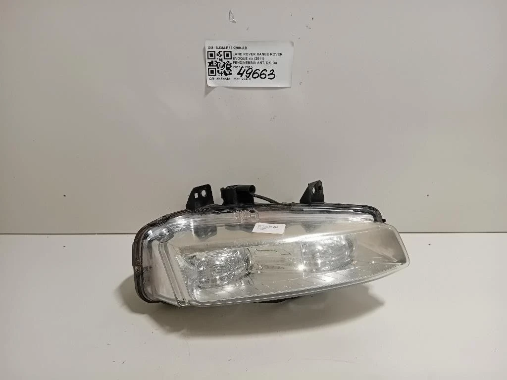 Fendinebbia ANT DX BJ3M-R15K200-AB Land Rover Range Rover Evoque I 2011
