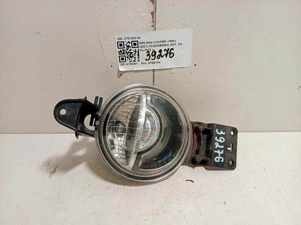 Fendinebbia ANT DX 2751293-06 Mini MINI Cooper R56 2007