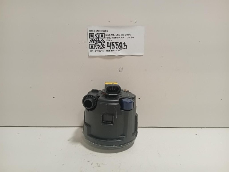 Fendinebbia ANT DX 26150-8992B Nissan JUKE I 2014