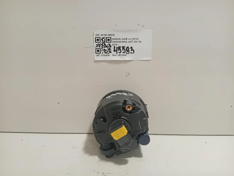 Fendinebbia ANT DX 26150-8992B Nissan JUKE I 2014