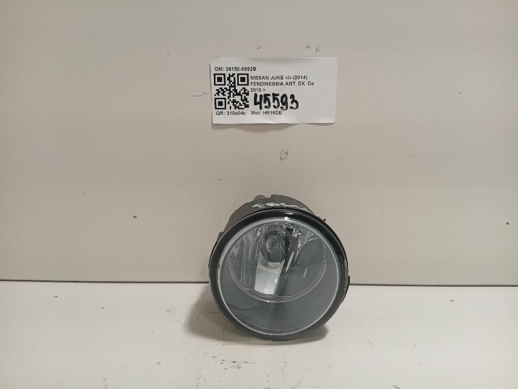 Fendinebbia ANT DX 26150-8992B Nissan JUKE I 2014