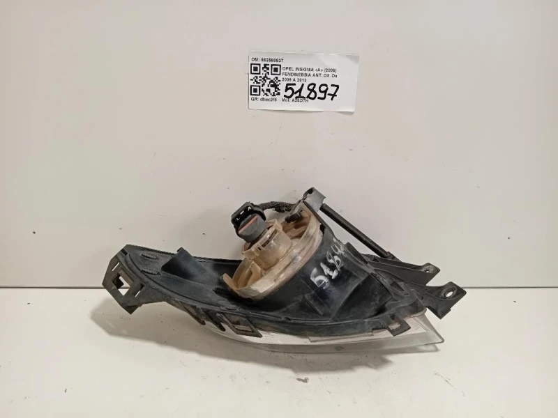 Fendinebbia ANT DX 662588537 Opel Insignia A 2009