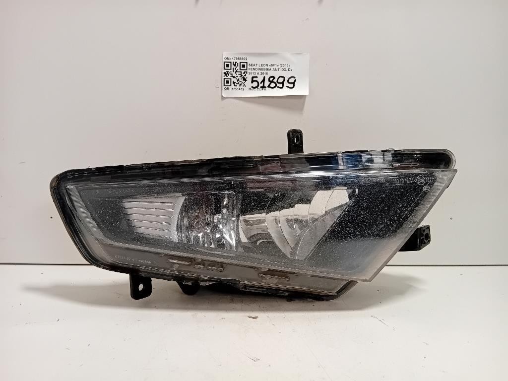 Fendinebbia ANT DX 17958802 Seat LEON 5F1 2013