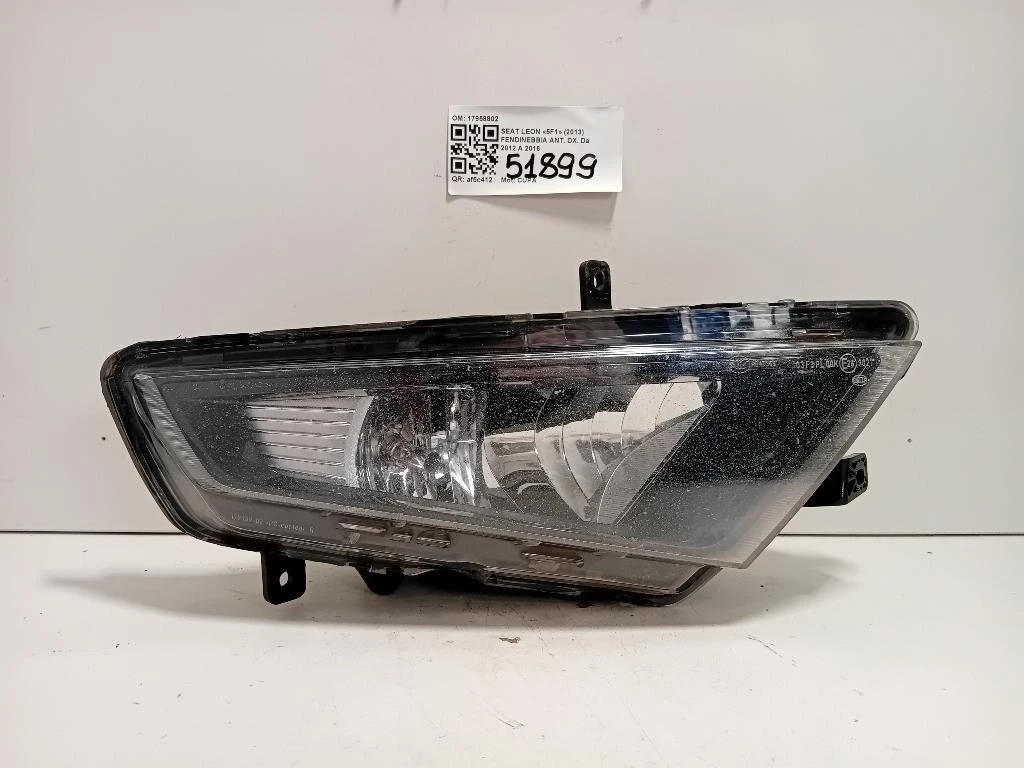 Fendinebbia ANT DX 17958802 Seat LEON 5F1 2013