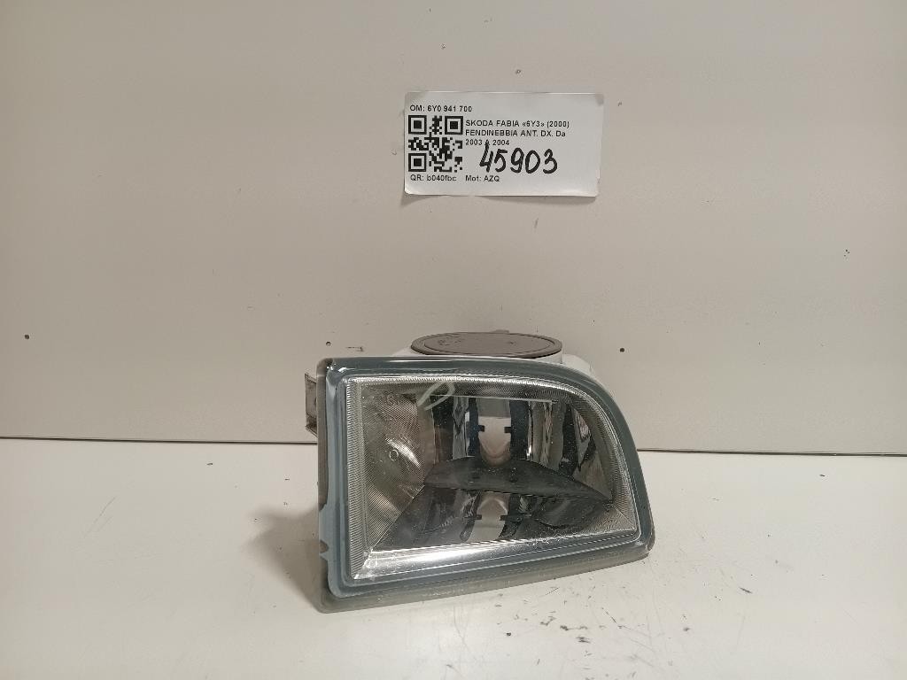 Fendinebbia ANT DX 6Y0 941 700 Skoda Fabia 6Y3 2000