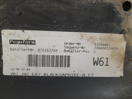 Paraurti POST Bmw Serie 1 E87 Berlina 2005