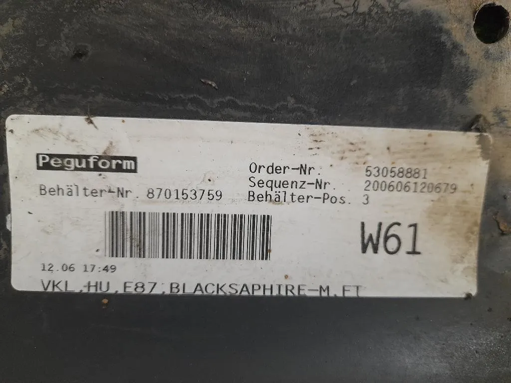 Paraurti POST Bmw Serie 1 E87 Berlina 2005