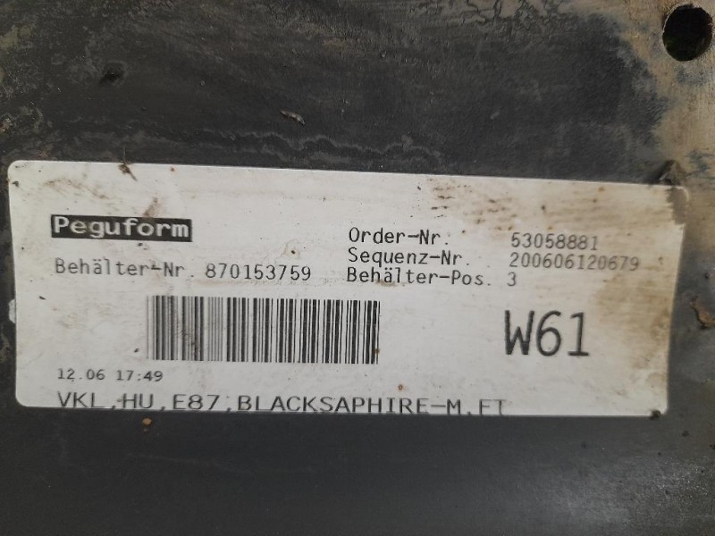 Paraurti POST Bmw Serie 1 E87 Berlina 2005