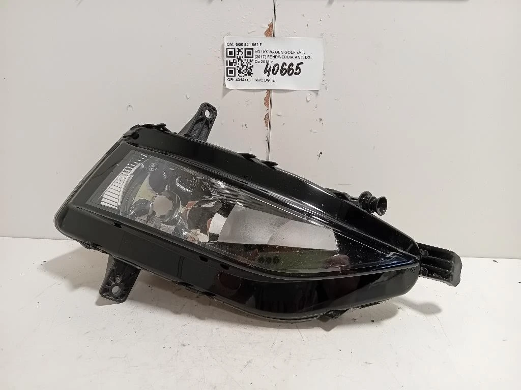 Fendinebbia ANT DX 5G0941662 5G0 941 662 F Volkswagen GOLF VII 2017