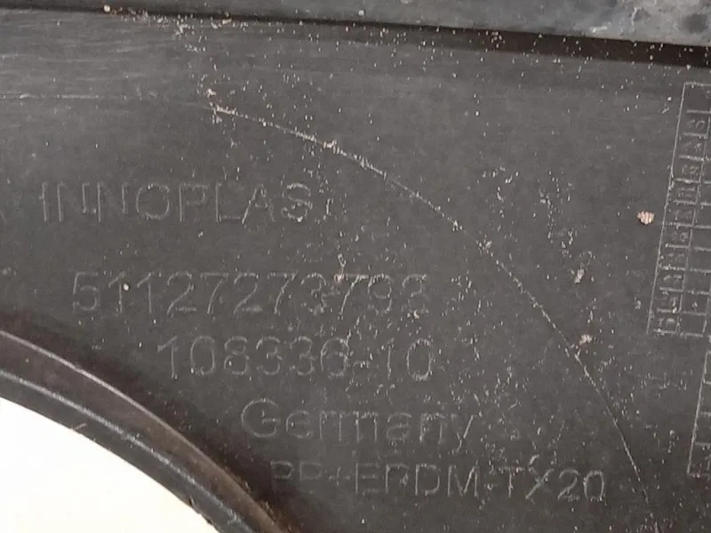 Paraurti POST 51127273793 Bmw Serie 1 F20 Berlina 2012