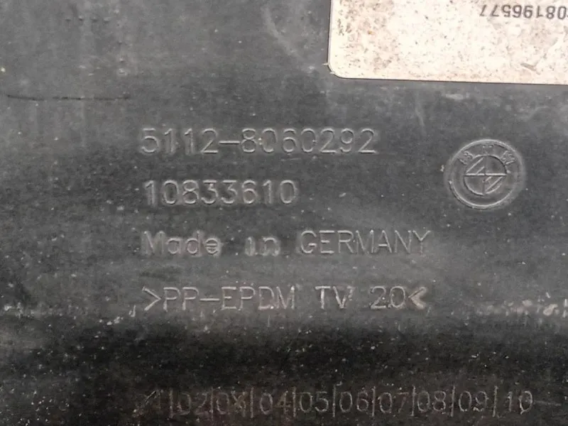 Paraurti POST 5112-8060292 Bmw Serie 1 F20 Berlina 2012