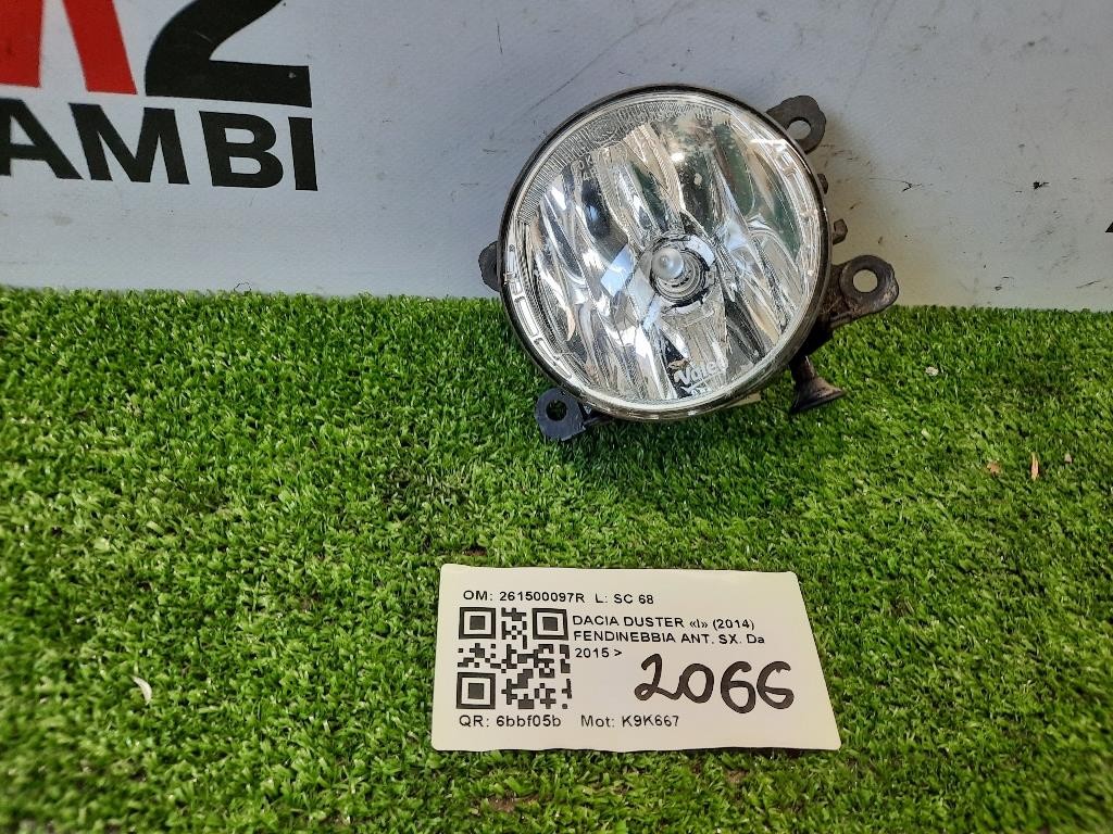 Fendinebbia ANT SX 261500097R Dacia Duster I 2014