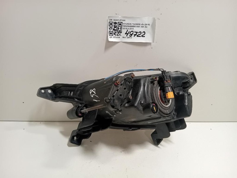 Fendinebbia ANT SX 92201-D7000 Hyundai Tucson II 2015