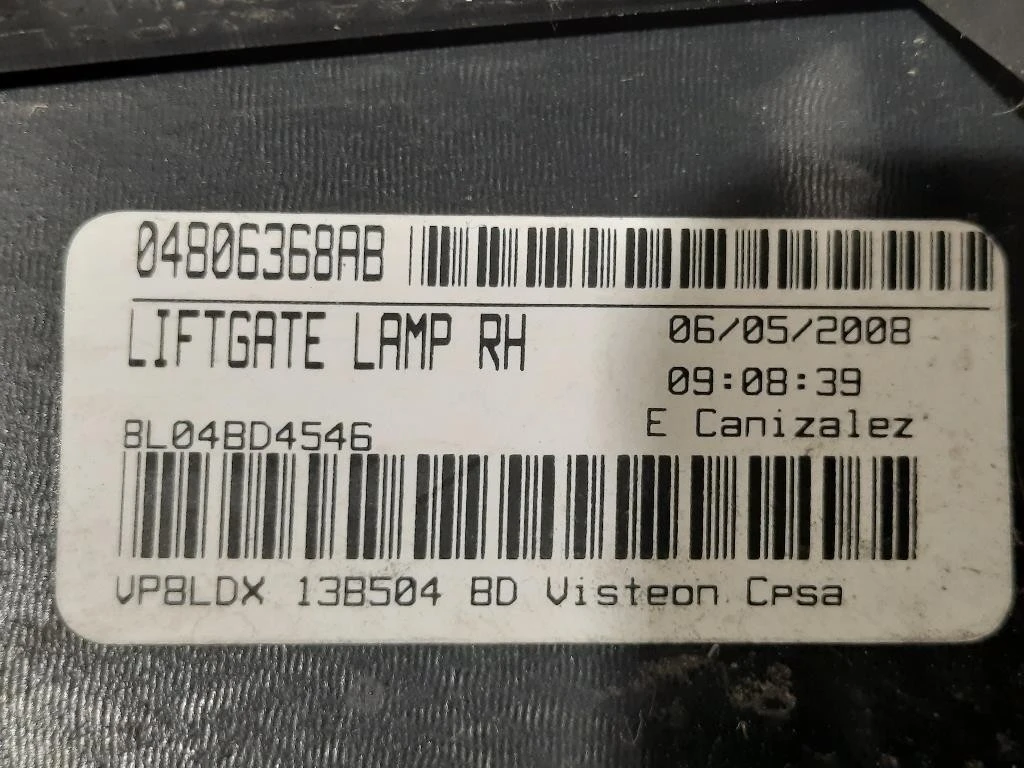 Fanale POST DX 04806368AB Dodge Journey 2009