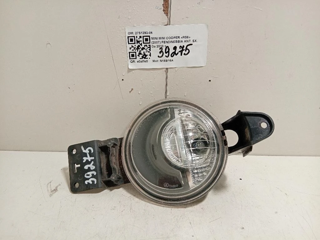 Fendinebbia ANT SX 1315300100 Mini MINI Cooper R56 2007